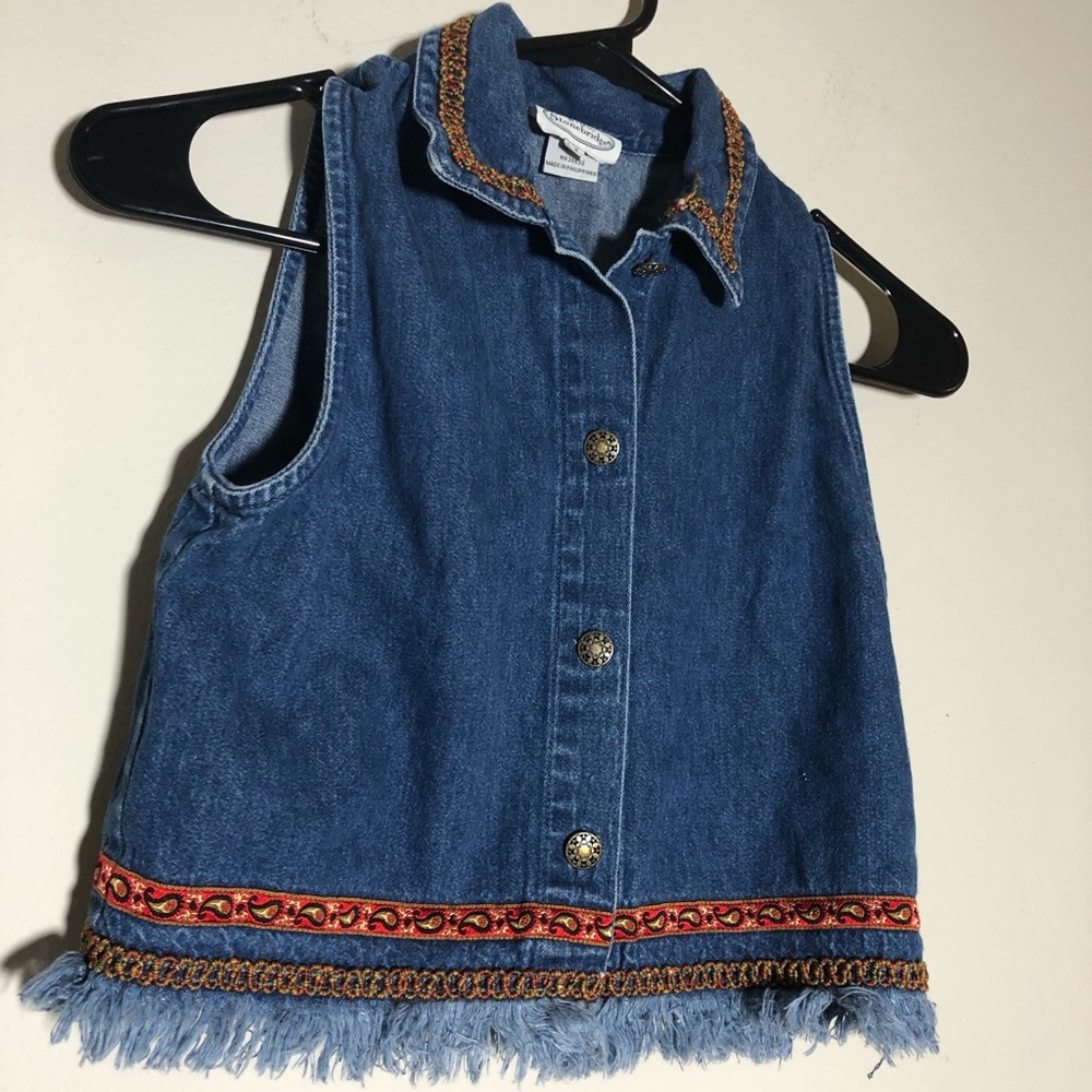 Kids Blue Jean Vest